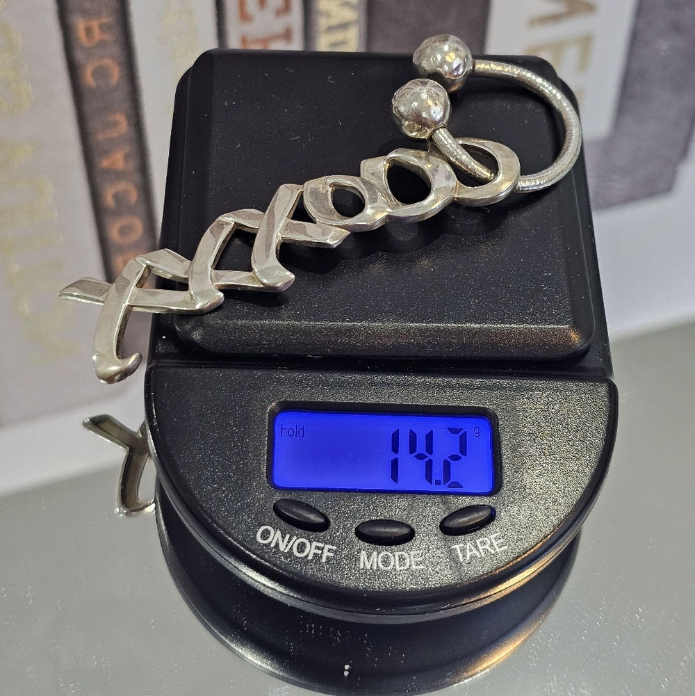 💋Tiffany & Co. XXXOOO Kisses & Hugs Paloma Picasso 925 Sterling Key Ring 🫂 - Picture 12 of 17